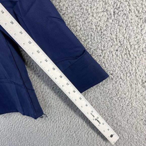 Vintage Sears Kings Road Shirt Mens Medium Blue Full Cut Perma Prest 70s 80s NOS - Picture 5 of 10